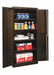 Shelving Cabinet 72 H 36 W Black