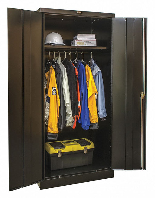 Wardrobe Cabinet 72 H 36 W Black