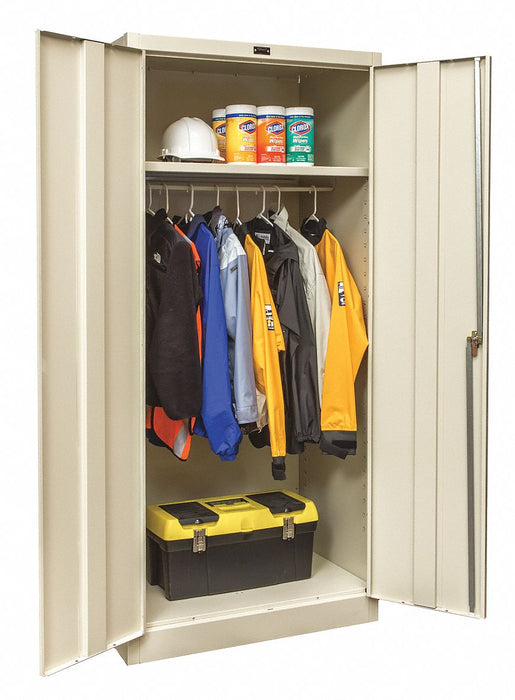 Wardrobe Cabinet 72 H 36 W Tan