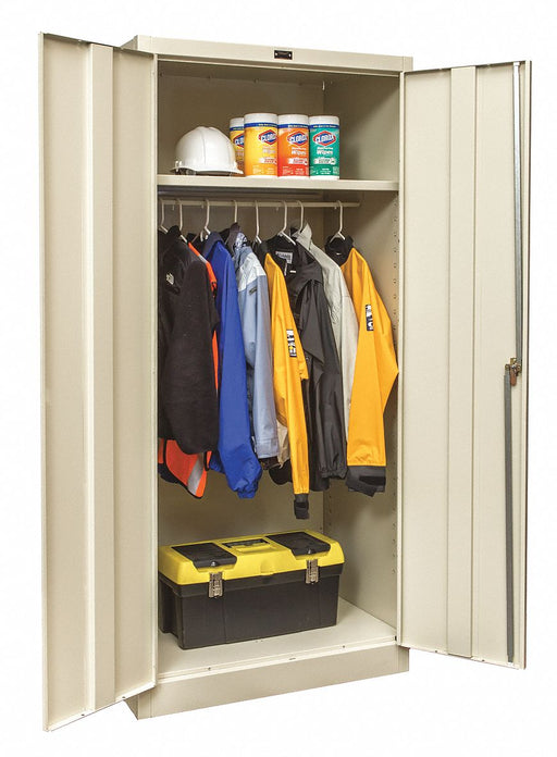 Storage Cabinet 72 x36 x24 Tan 1Shlv