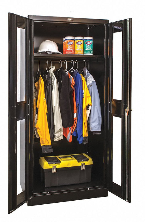 J6218 Wardrobe Cabinet 72 H 36 W Black