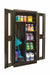Storage Cabinet 72 x36 x24 Black 4Shlv