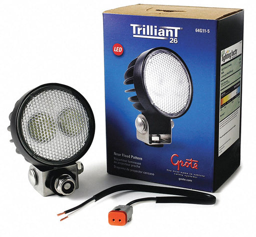 Work Light 1800 lm Round LED 4-1/4 H