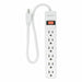 SurgeProtector White 3-1/2in 6Outlets