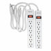 SurgeProtector White 6-1/2in 6Outlets