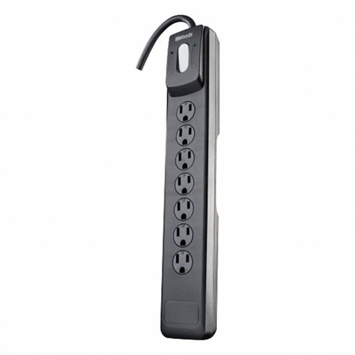 SurgeProtector Black 5-3/8in 7Outlets