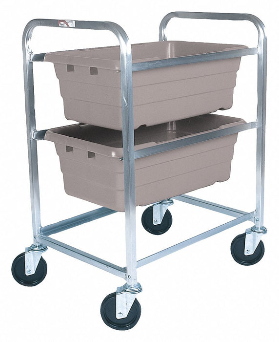 Tub Rack 600 lb Ld Cap. Aluminum Cart