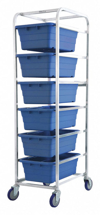 Tub Rack 600 lb Ld Cap. Aluminum Cart