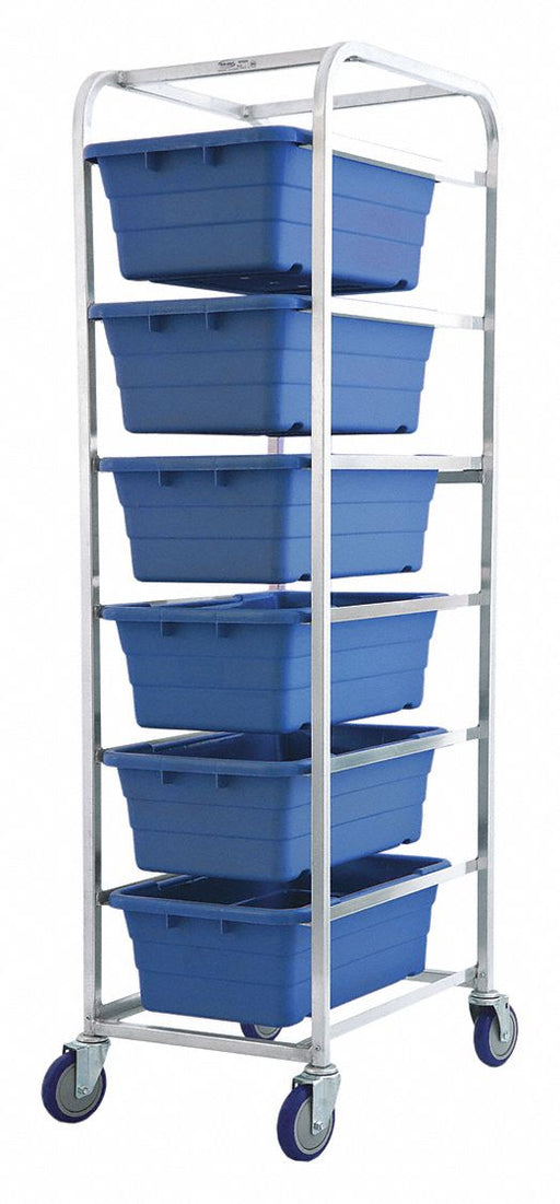 Tub Rack 600 lb Ld Cap. Aluminum Cart