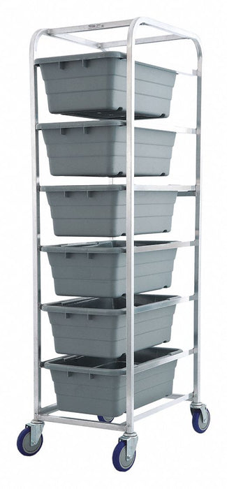 Tub Rack 600 lb Ld Cap. Aluminum Cart