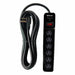 SurgeProtector Black 5-7/8in 4Outlets