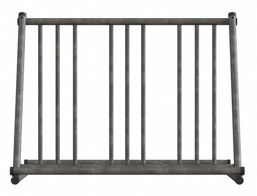 Bike Rack Silver Color 6 Cap. 28 W