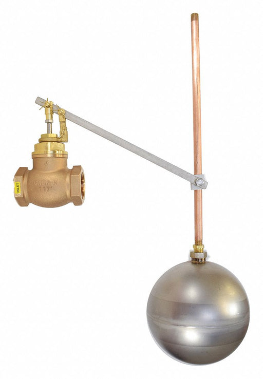 Float Valve Bronze FNPT 100 psi 1-1/4 