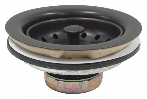 SS Zinc Basket Strainer 4-1/2in