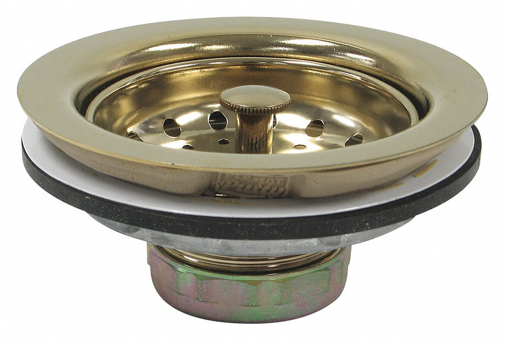 SS Zinc Basket Strainer 4-1/2in