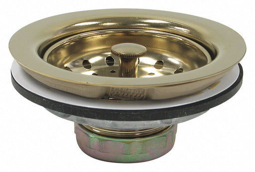 SS Zinc Basket Strainer 4-1/2in