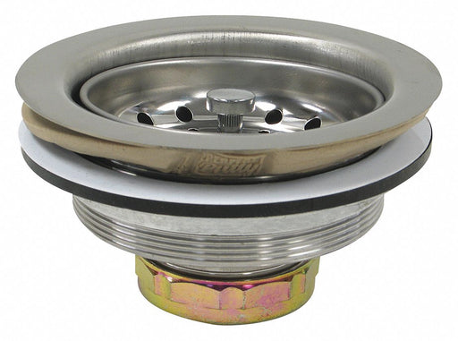 SS Zinc Basket Strainer 4-1/2in