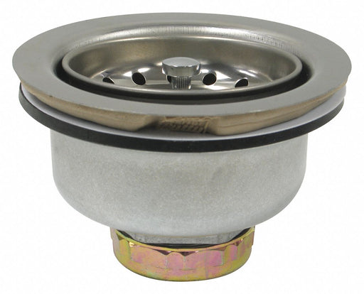 SS Zinc Basket Strainer 4-1/2in