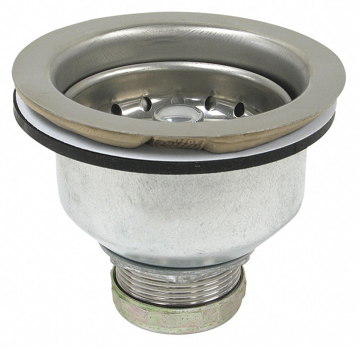SS Zinc Basket Strainer 4-1/2in