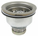 SS Zinc Basket Strainer 4-1/2in