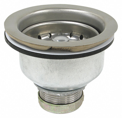 SS Zinc Basket Strainer 4-1/2in