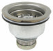 SS Zinc Basket Strainer 4-1/2in