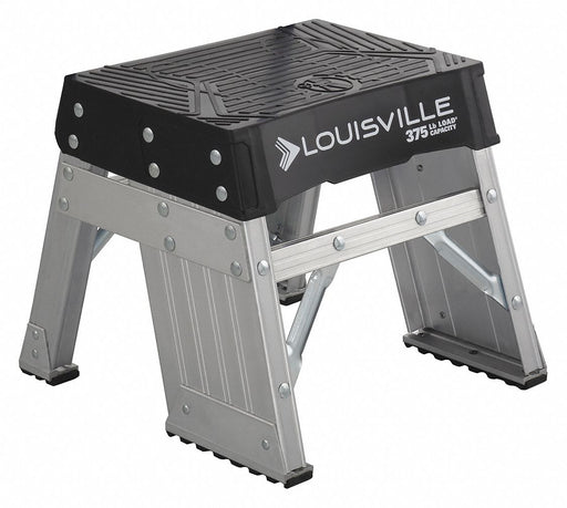 Step Stand 375 lb Ld Cap. Aluminum
