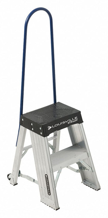 Step Stand 375 lb Ld Cap. Aluminum
