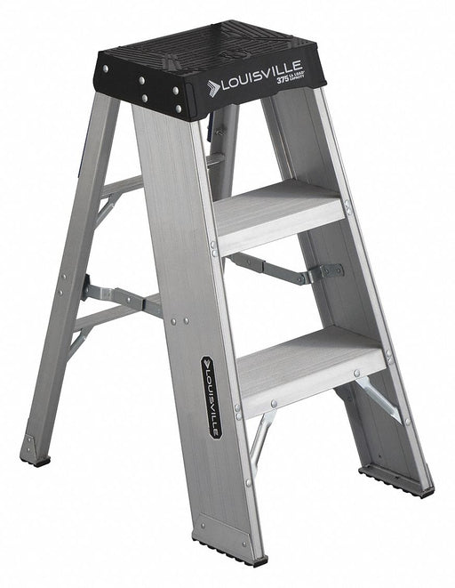 Step Stand 375 lb Ld Cap. Aluminum