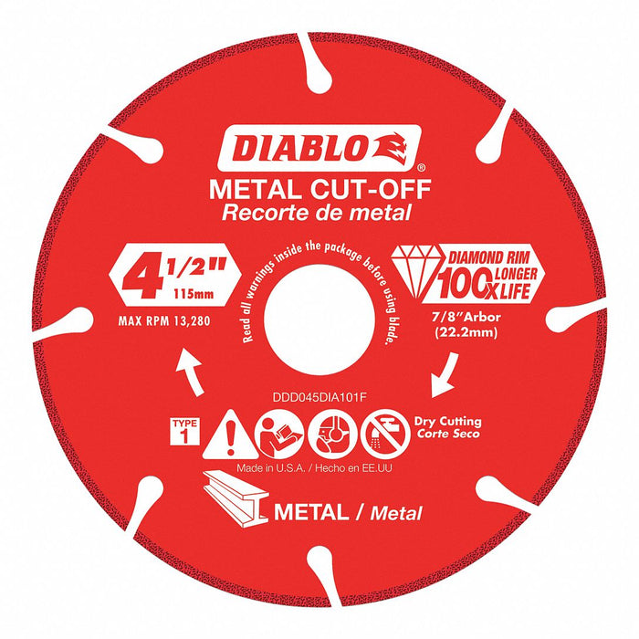 DiamondSawBlade Diam 4.5 Thick 0.04 