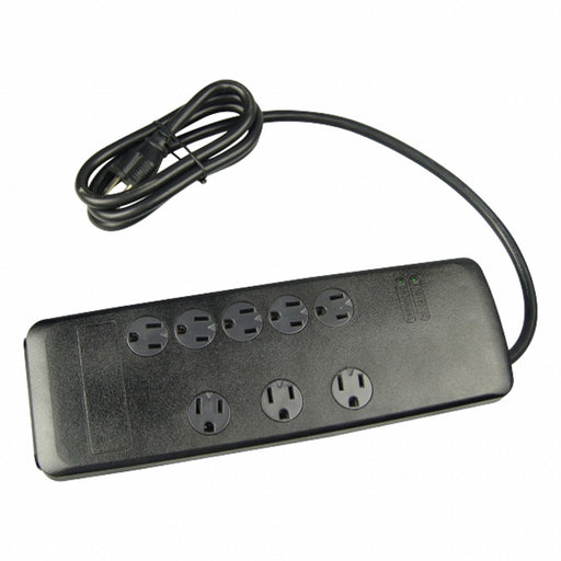 SurgeProtector Black 6-1/4in 8Outlets