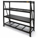 Bulk Storage Rack 2 500lb Wood 4 Shelves