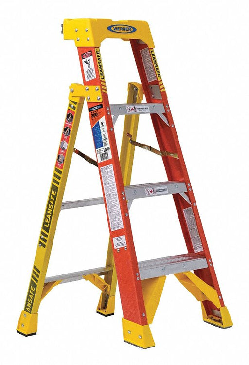 Stepladder Fiberglass 300 lb Ld Cap.