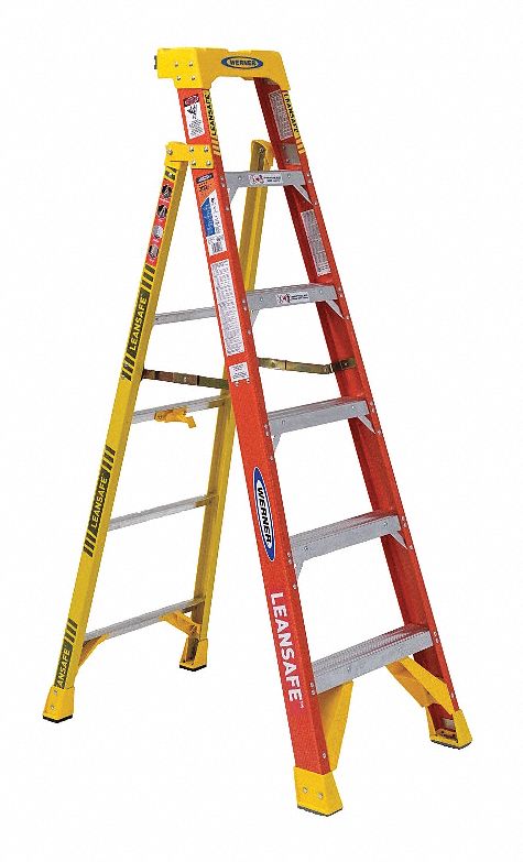 Stepladder Fiberglass 300 lb Ld Cap.