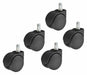 Stem Caster Kit 2 3/16 dia PU 375lb PK5