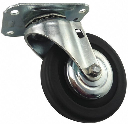 Plate Caster Swivel Polyolefin 4 13/16 H