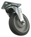 Plate Caster Swivel Rubber 6 1/4 H
