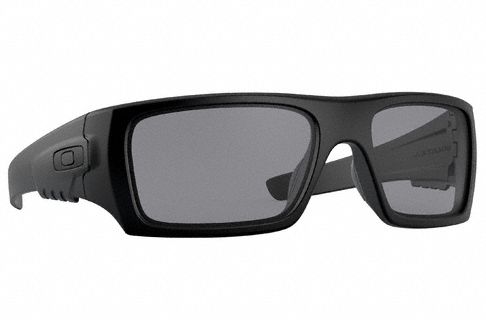 Glasses Gry Lens Blk Frame Det Cord