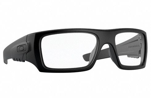 Glasses Clear Lens Blk Frame Det Cord