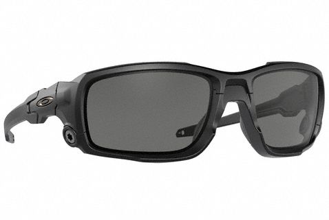Glasses Gry Lens Blk Frame Shocktube