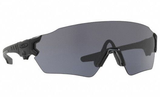 Safety Glasses Gray Anti-Fog Black