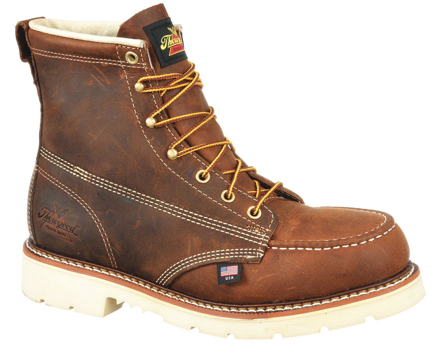 J6141 6-inWorkBoot Brn Men s 71/2 EE PR