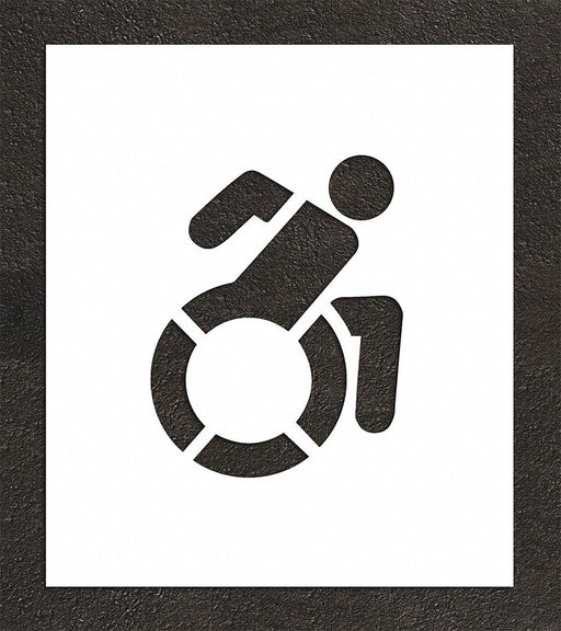 Pavement Stencil 20 H 18 W 0.063 Thick