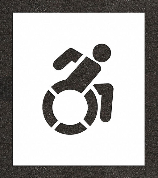 Pavement Stencil 20 H 18 W 0.125 Thick