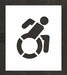 Pavement Stencil 23 H 20 W 0.125 Thick