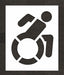 Pavement Stencil 47 H 38 W 0.125 Thick