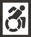Pavement Stencil 50 H 41 W 0.125 Thick