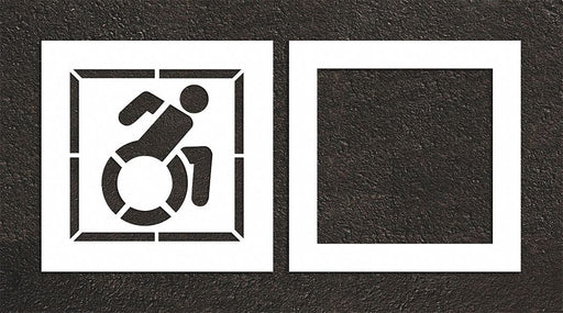 Pavement Stencil 64 H 32 W 2 pcs.
