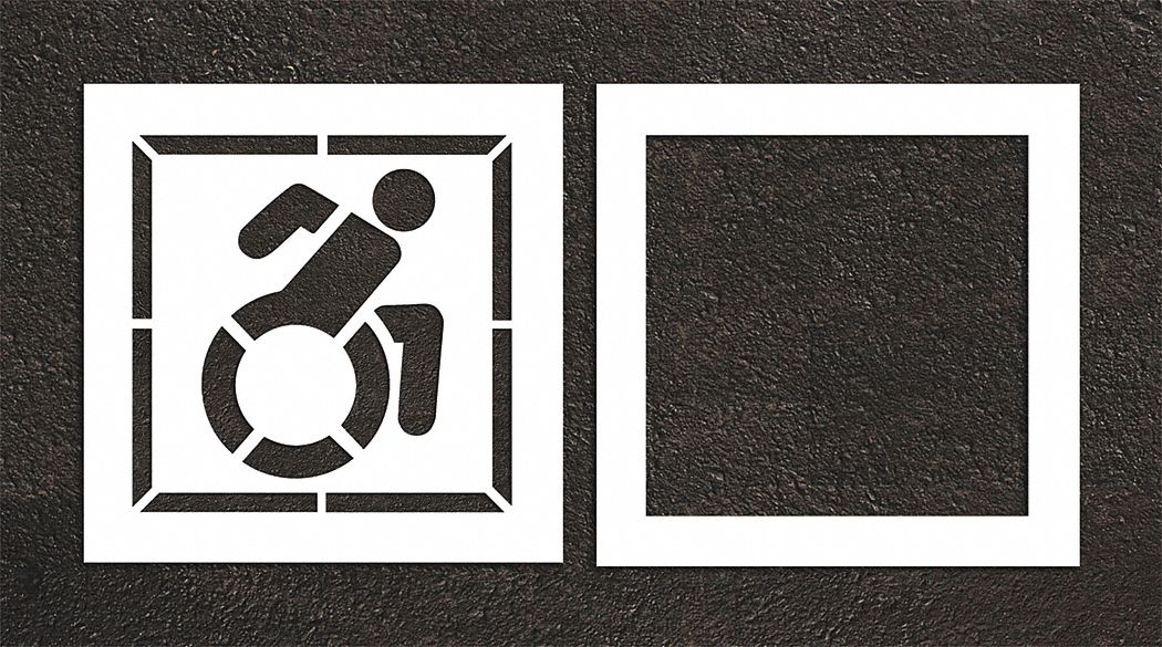 IndividualStencil Symbol LDPE 2pcs
