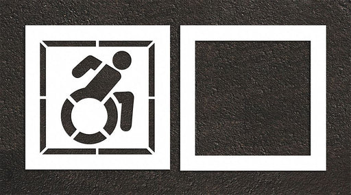 Pavement Stencil 38 W 0.125 Thick 2 pcs
